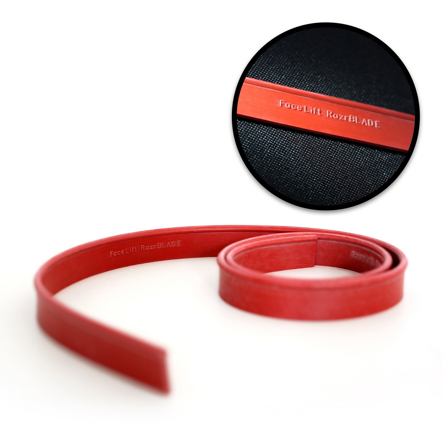 FaceLift® RazrBlade Red Squeegee Rubber